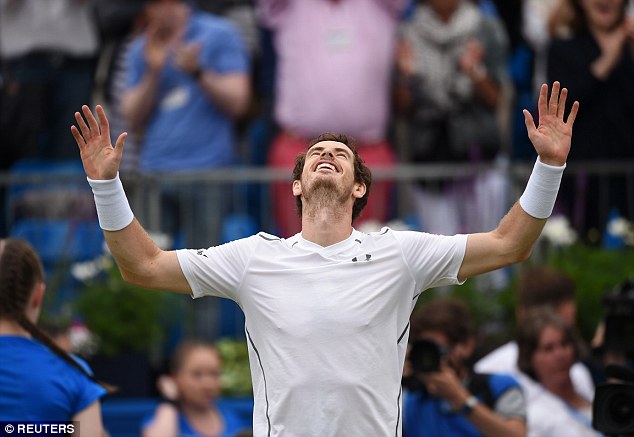 به‌ وێنه‌...ئاندی مارای بووه‌ پاڵه‌وانی تێنسی له‌نده‌ن